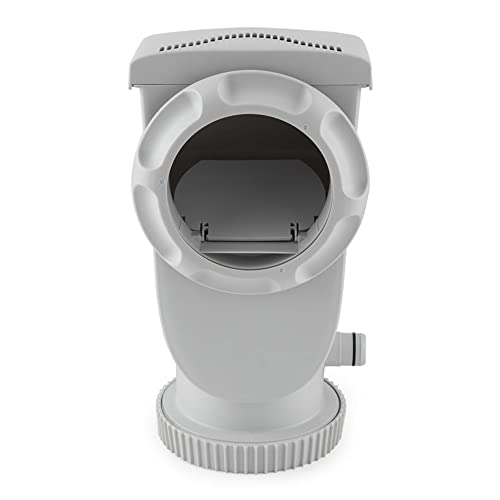 Image of Summer Waves SkimmerPlus 600GPH Skimmer Filter Pump System with 1.25 inch Circle Connection and Hose for Above Ground Swimming Pools