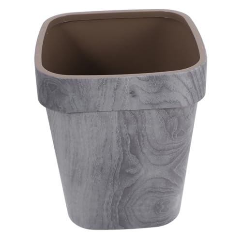 Cabilock caneca de basura sin tapa color gris claro