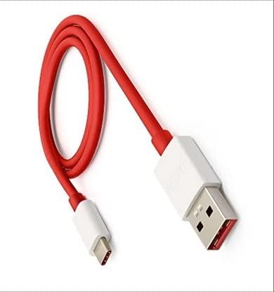 Image of Original 65W SuperVooc USB to Type C Fast Charging Cable for Realme XT | XT 730G | X2 | C12 | Reno 6 | 5 | Reno 4 Pro 5G Narzo 20A | 6 | 7 | 7 Pro (Only Cable)(White) (VIP-123)