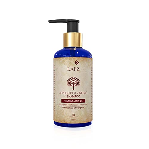 LAFZ Apple Cider Vinegar Shampoo For Frizz Free And Strong Hair with Natural Cider and Argan Oil - 200 ml