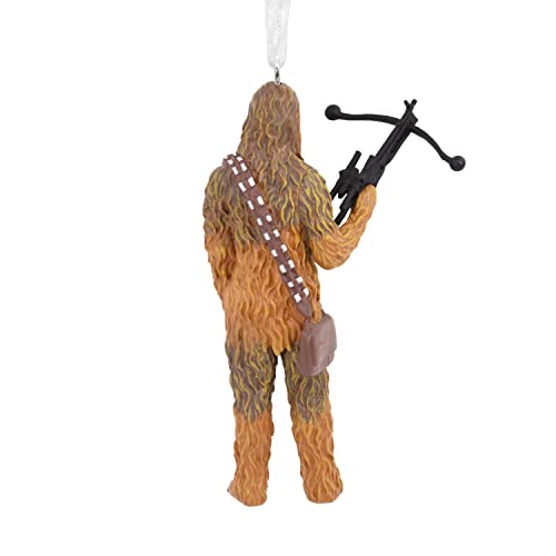 Hallmark Star Wars Chewbacca With Bowcaster Christmas Ornament, Brown, H 9.4cm by W 5.1cm by L 3.5cm, 25574832