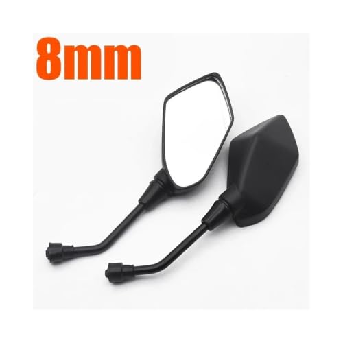 Espejo retrovisor moto de alta resistencia con tornillo universal de 10mm y 8mm 2