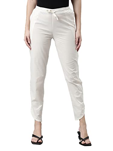 Image of GO COLORS Women Mid Rise Cotton Dhoti Pant