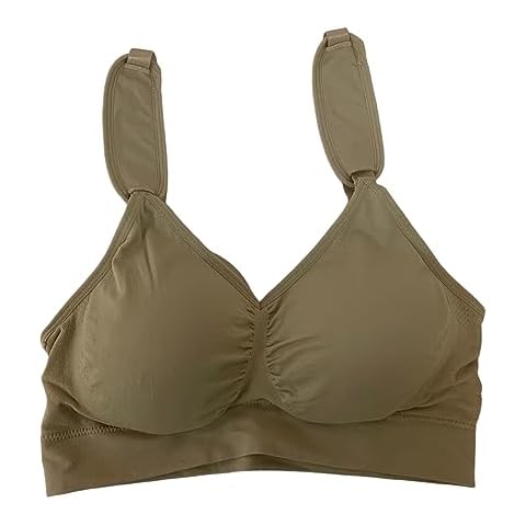 Genie Bra As Seen On Tv Dream Seamless Pullover Bra with Adjustable Lift-Padded-Nude-1X (Bust 40-43) Cover
