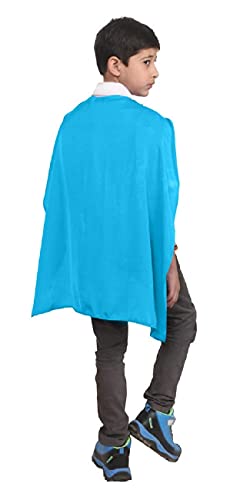 Cape en satin unisexe pour enfant, turquoise, 81 cm Cover