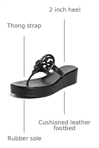 Image of Tory Burch Women's Miller Wedge Sandals