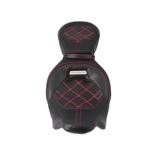 Asiento motocicleta pasajero para Touring que elimina la fatiga lumbar 4
