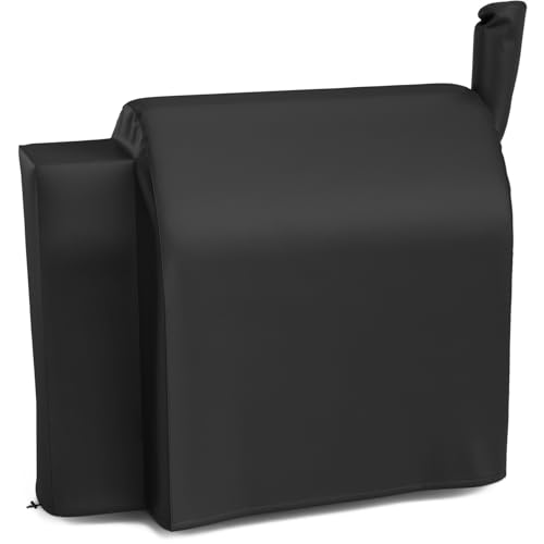 NUPICK Cubierta para Parrilla Traeger Serie 780/34, diseño de Cremallera, Resistente e Impermeable, Cubierta de pellets para Parrillas Traeger Texas Pro 34