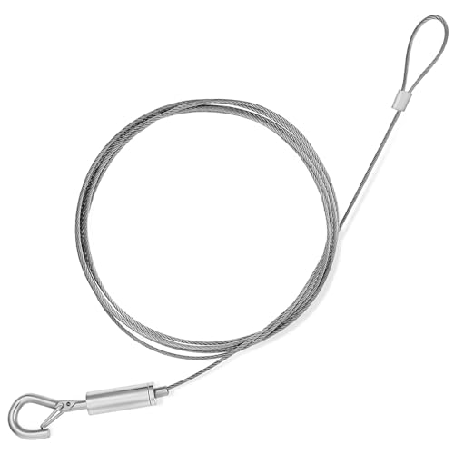 LOLIPPYY ステンレス鋼吊り下げワイヤー 調節可能な 耐荷重強化 フレーム ライト 植木鉢用 多用途 ハードウェア 展示 家 オフィス対応