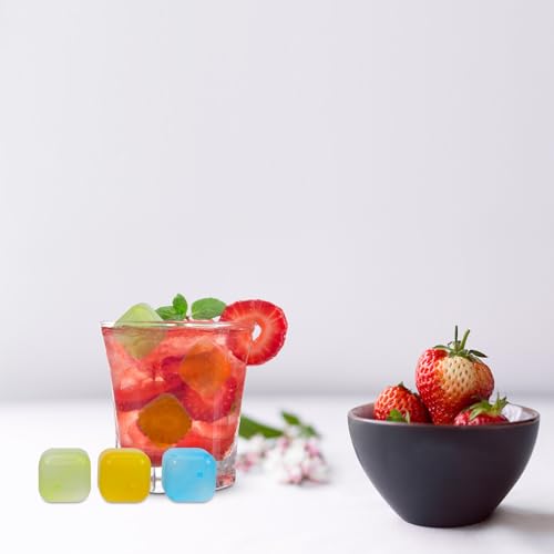 Molde para cubitos de hielo reutilizables de plástico 24 pcs miniatura 5
