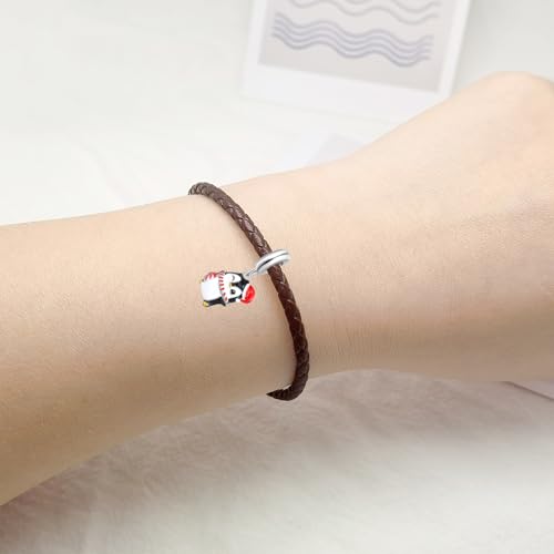 Image of Christmas Elf Deer Gingerbread Man Penguin Sweet Candy Charm for Pandora Bracelet