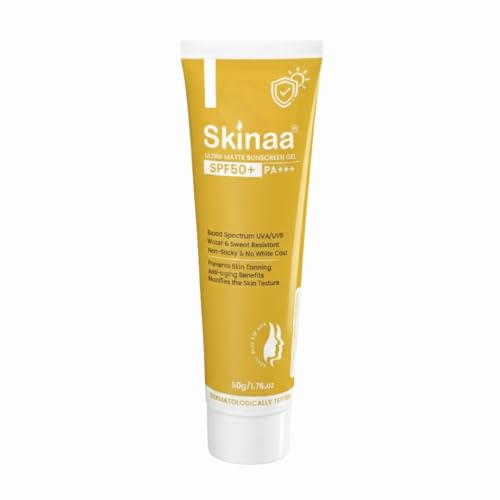 Image of Ultra Matte Sunscreen Spf 50+ PA+++ | Lightweight, Non-Greasy, and No White Cast | Broad Spectrum UVA /UVB and Blue Light Protection for Unisex (50 gm)