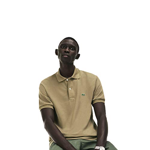 Lacoste L1212-03 Polo, Verde (Olive), XS Uomo