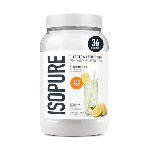 Isopure Clear Whey Protein Isolate Powder