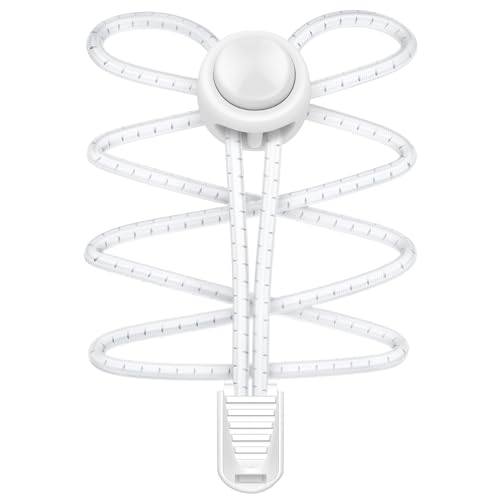 Image of UpUGo Elastic Shoe Laces, No Tie Shoe Laces Tieless for Kids, Adults, Elderly, One Size Fit All