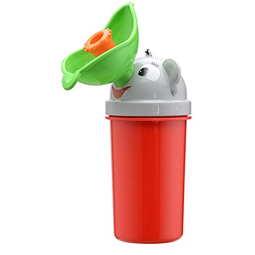 Sylvialuca Portable urinal male and female baby leakproof - Red