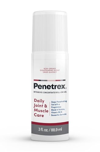 Penetrex Joint & Muscle Therapy Roll On - Soothing Gel for Back, Neck, Hands, Feet - Premium Whole Body Rub...