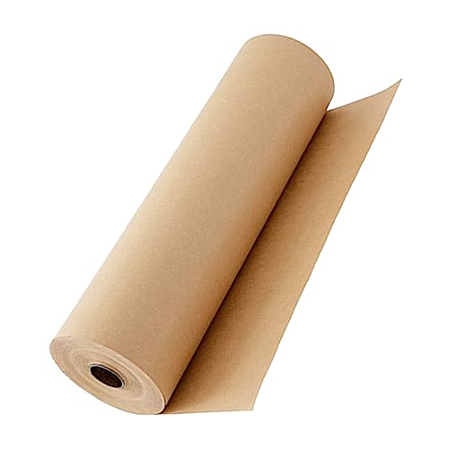 Papier Cadeau Écologique UKCOCO en Kraft Jaune pour Emballer Vos Fleurs et Boîtes avec Soin