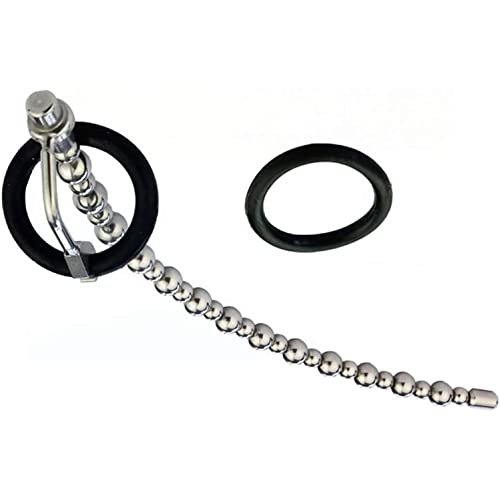 ScreaAss 195 Mm Lang Edelstahl Harnröhrensonden Hohl Penis Plug Dilator Mit Eichelring Prinzenzepter Harnröhren Dilatator Harnröhrenkatheter Sm Harnröhrensonde Bondage Erotik Sexspielzeuge Für Männer
