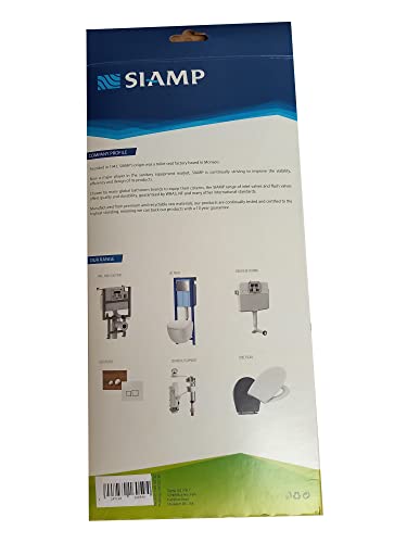 Siamp Optima Auto Dual Flush Contactless Flush Valve10010735 White
