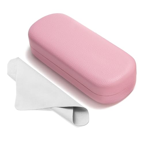 Marvolia Glasses Case Large Hard Shell Eyeglasses Case PU Leather Protective Case for Sunglasses Eyeglasses