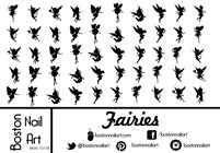 Faires - Waterslide Nail Decals - 50pc