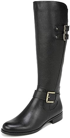 Naturalizer Womens Jessie Knee High Buckle Detail Riding Boots Black Leather 7 M | Image 1