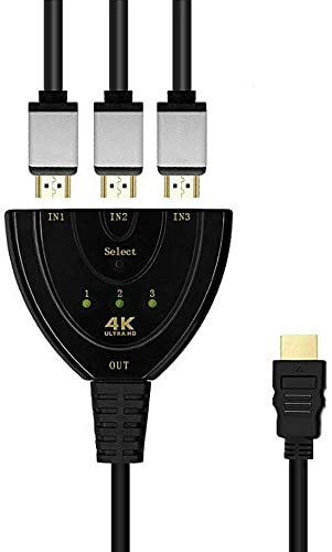 Yiany Interruttore HDMI 4K a 60Hz HDMI Splitter