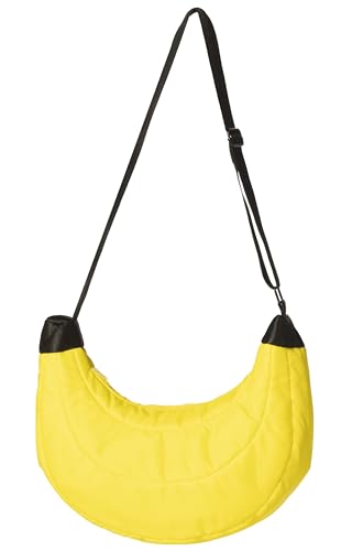Banana Quilted Puffer Tote Bag, Men and Women, Unisex Adults, Adult One Size