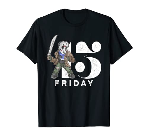 Desafortunado viernes 13 viernes divertido Slasher Bad Luck Day Gift Camiseta