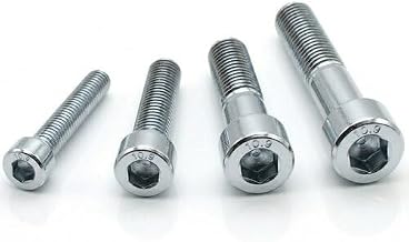Zylinderschrauben DIN 912 ISO 4762 Stahl 10.9 verzinkt - Maschinenschrauben hochfest (M8 x 40 mm, 10 Stück)