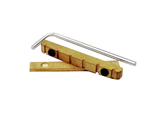 Guyker 43mm Adjustable Guitar Nut - Brass Bell Nut (43 x 5mm) Split Regulation Replacement Parts Compatible with Les Paul LP Style Guitar