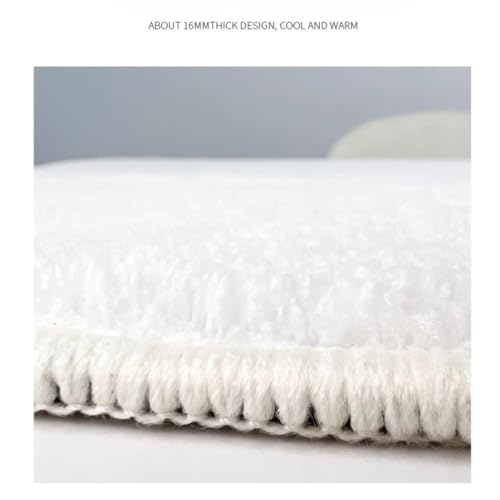 Tapis imperméable et antidérapant crème clair 50x80 cm