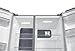Bauknecht SBS C90 IN Side-by-Side Kühl-Gefrierkombination, 532 l, Dual Cool Total NoFrost, getrennt regelbar, Superkühlfunktion, Inverter-Kompressor, leise 39 dB, Edelstahloptik