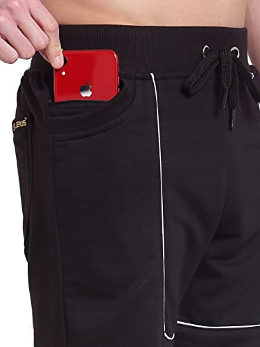 Image of UZARUS Men's Cotton Bermuda Shorts with 2 Zippered Pockets