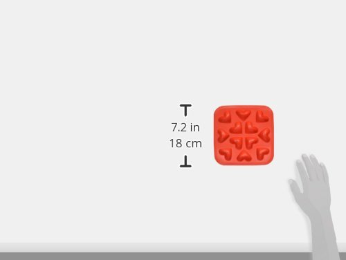 Fairly Odd Novelties Ice Cube Tray, One Pack, Red Hearts #TOP6