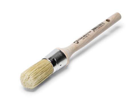 Staalmeester Brush - S - Round Natural Bristle Hoekwitter 3600 Series #24 (45mm) - 1.77 inch