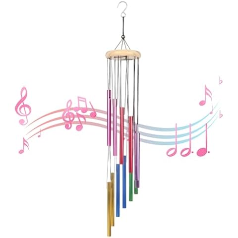 Wind Chimes for Garden, Colorful Wind Chimes Cover