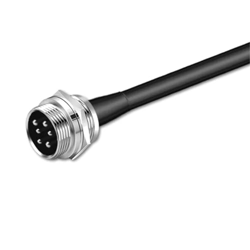 1PCS GX12 Male Female Extension Cable Connector with Industrial Cord--Available in 2/3/4/5/6/7 Pins Options for CCTV Camera(GX12 Female,4P)