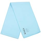 LAPYAPPE Polyester Klavierabdeckung 15x125cm Blau mit Wasseraufnahmefunktion und Leichtem Gewicht für Sauberen Tastaturschutz bei Klavierspielern