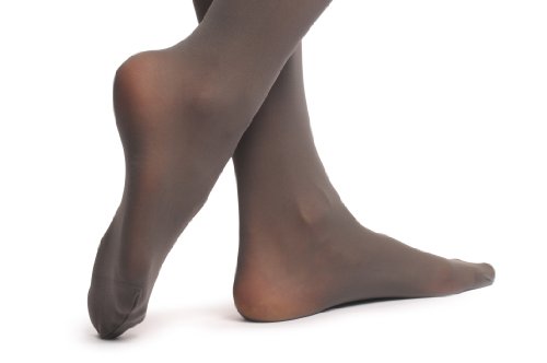 Grey Luxurious Hold Ups With Floral Silicon Lace 60 Den - Hold Ups #TOP6