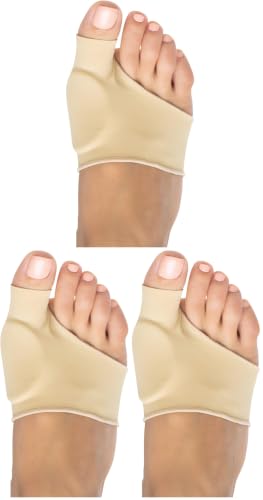 Image of ZenToes Bunion Relief Sleeve | Gel Bunion Pads & Corrector for Men & Women | Cushioned Support for Toe Alignment | 1 Pair (Small, Women 5-7, Men 4-6) (Pack of 3)