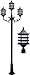 DABMAR LIGHTING INC GM1806-B Fixture,Post,1806,B,Stephanie