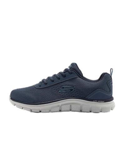 SKECHERS TRACK-LESHUR Erkek Mavi Spor Ayakkabı, Mavi, 44