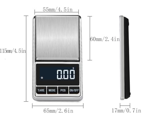 Báscula digital de precisión 200g x 0.01g portátil miniatura 2