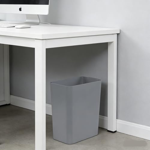 Caneca de basura rectangular 4.5 galones pack 3 gris miniatura 6