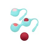 EIS, Liebeskugeln, ’Süßes Liebeskugel-Set’, Ø3,5cm, hautfreundliches Silikon mit Rückholband, mint