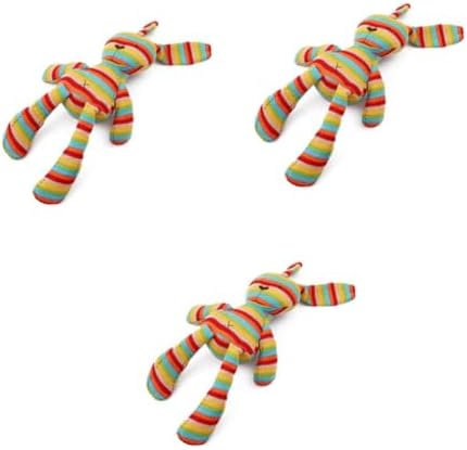 Abaodam 3pcs Toys for Infants Toddler Toys Calming Toys for Kids Stripe Bunny Toy Plush Toy Baby Doll Rabbit 8 31O23FTpg5L. AC