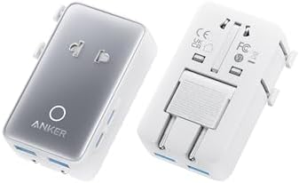 Anker Nano Adaptateur Prise Universelle, Adaptateur Voyage 5 Port...