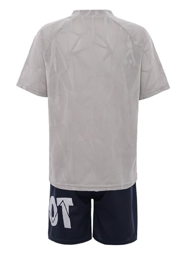 Kids Boys Sport Shorts Set 2 Piece Quick Dry Mesh Athletic Shirt with Shorts Set School Sport Tracksuit4